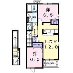 コモドカーサⅡ　Ａの物件間取画像